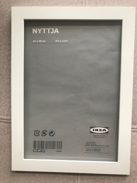Prodám sadu 5 rámečků Ikea zn. Nyttja 21x30cm - 2