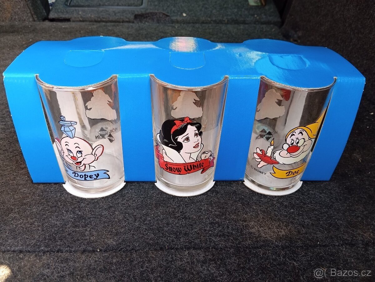 Retro skleničky Disney - 2
