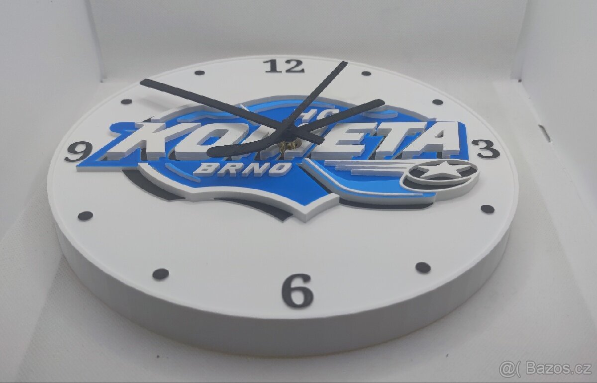 Prodám nové hodiny HC Kometa Brno - čísla. - 2