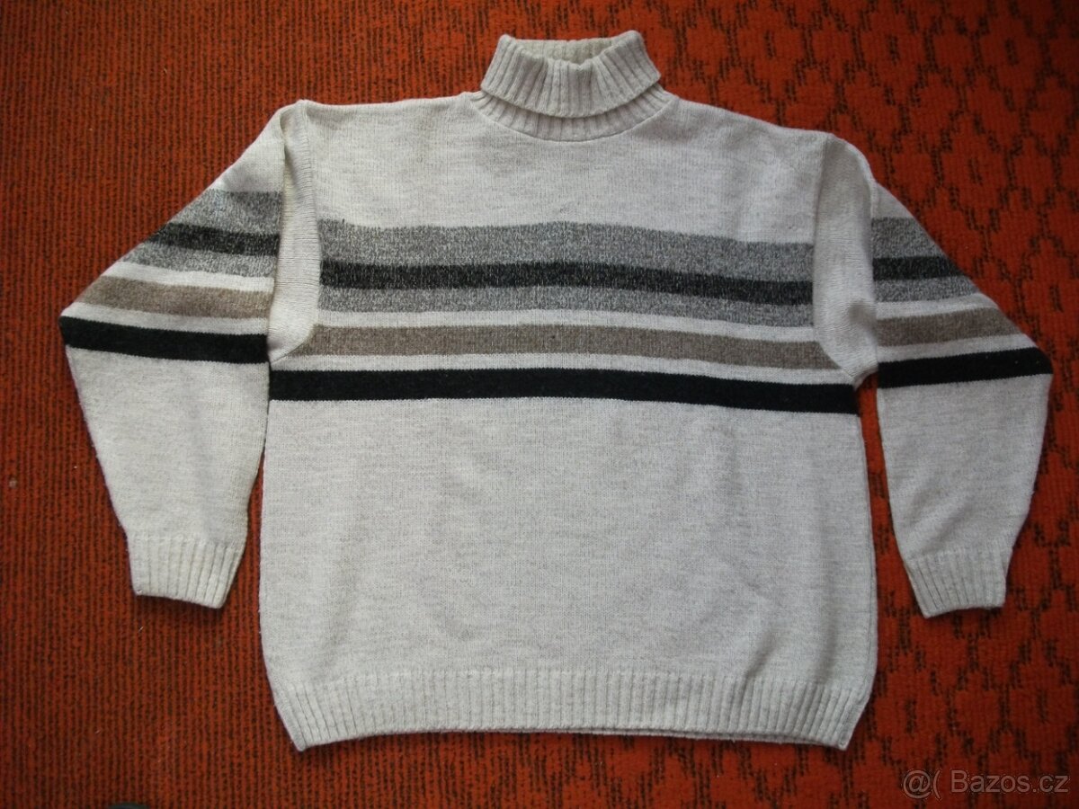 Pánské svetry + mikiny + polokošile vel. XL = 54 - 2