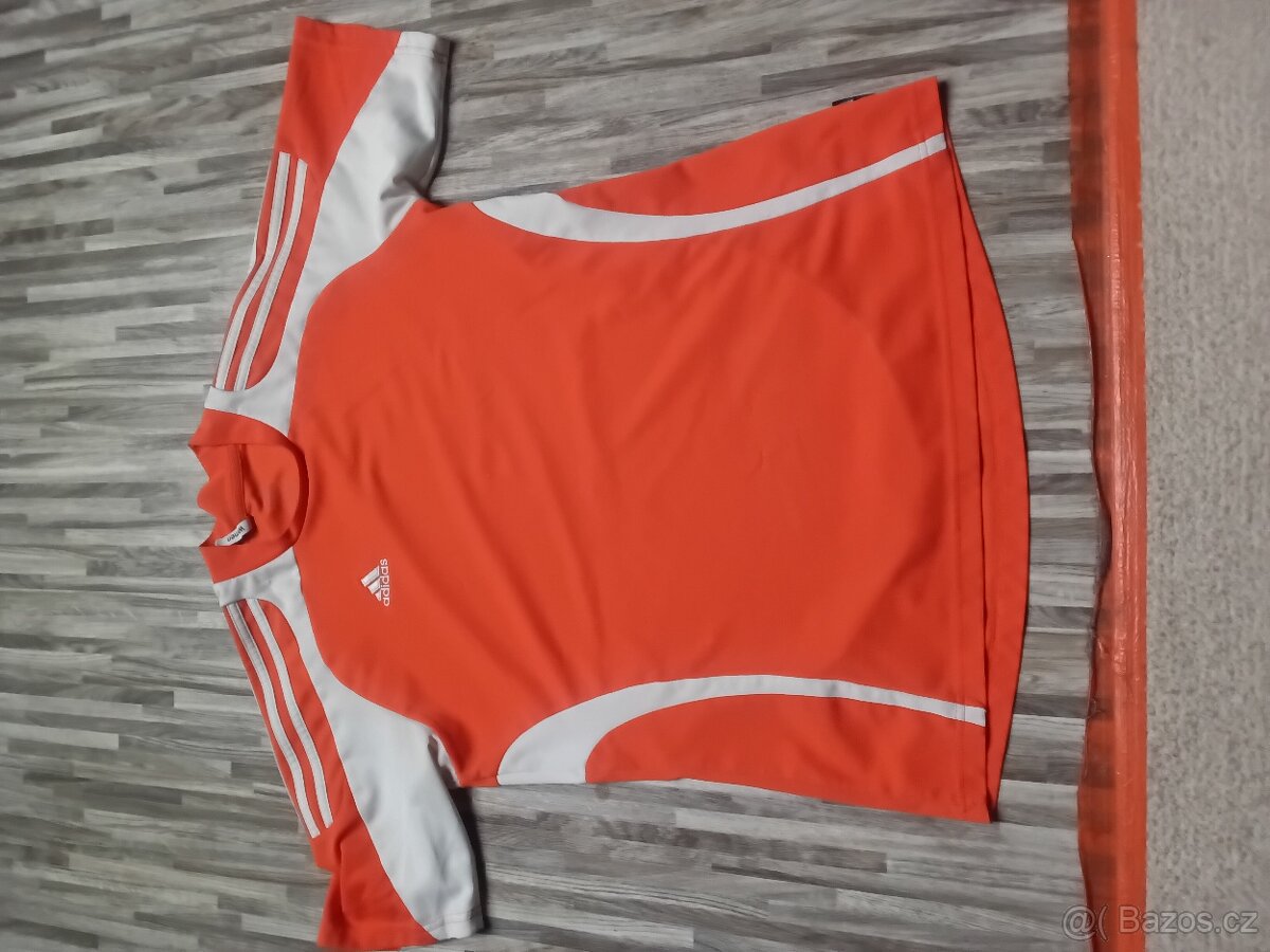 TRIČKO ADIDAS ORANŽOVÉ M - 2