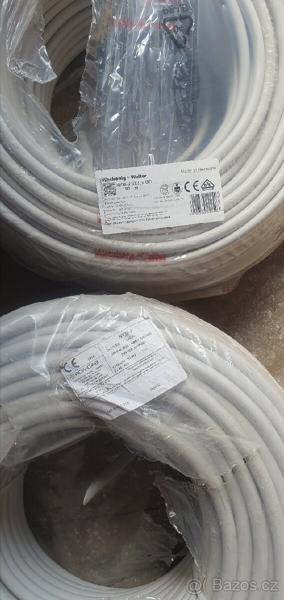 Cyky kabely, Turnov, elektroinstalační materiál - 2