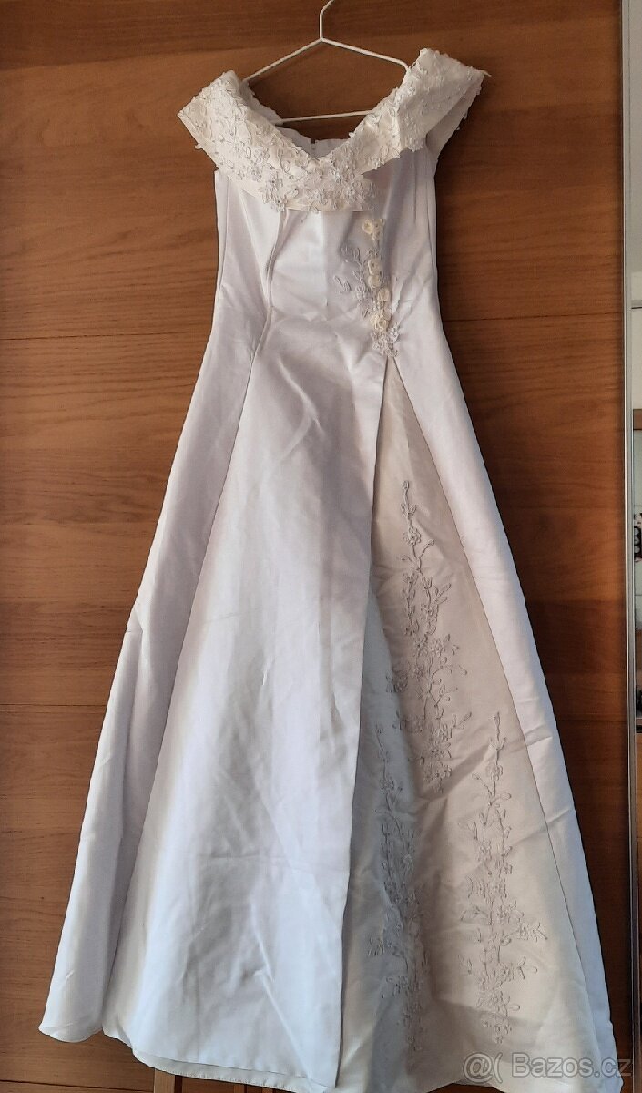Svatební bílé šaty vel.38 - 2