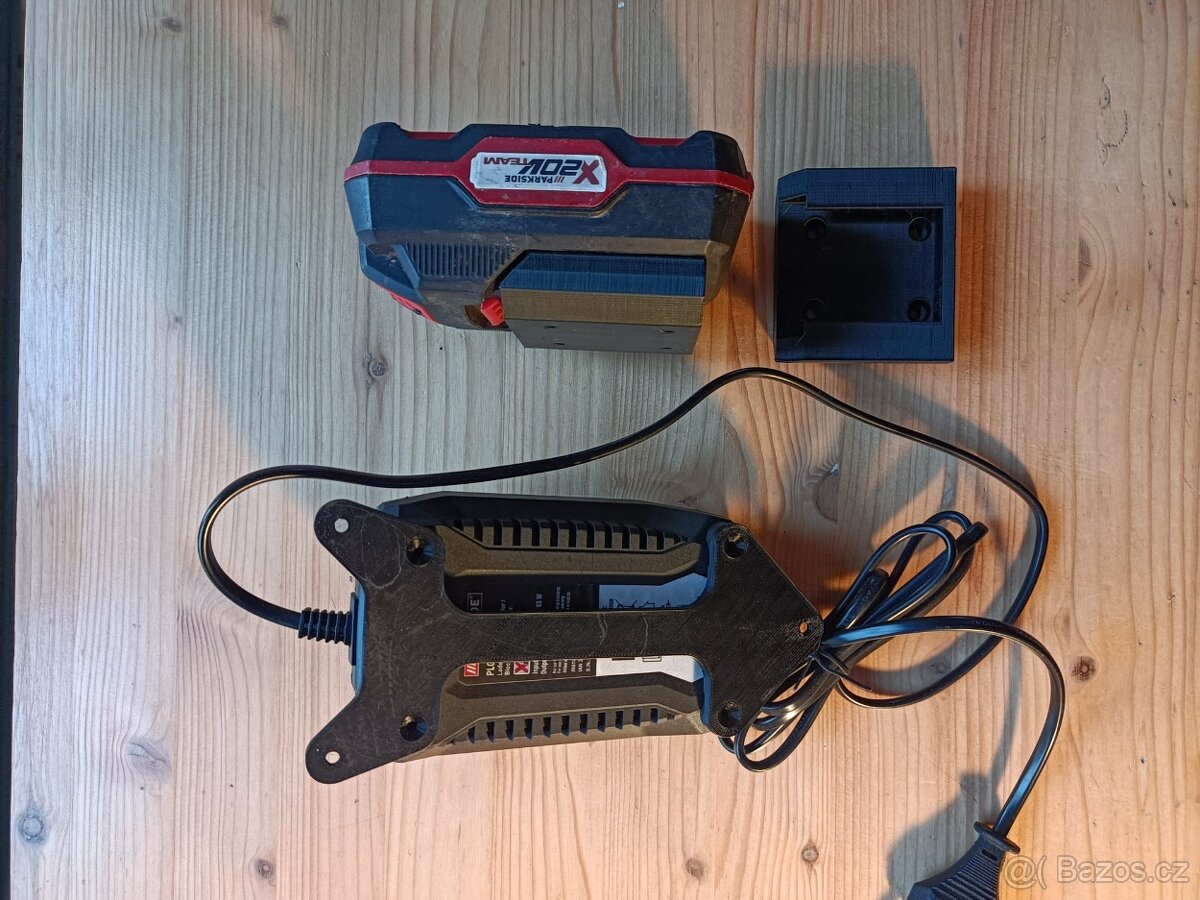 Držák nabíječky a akumulátorů Parkside - 2