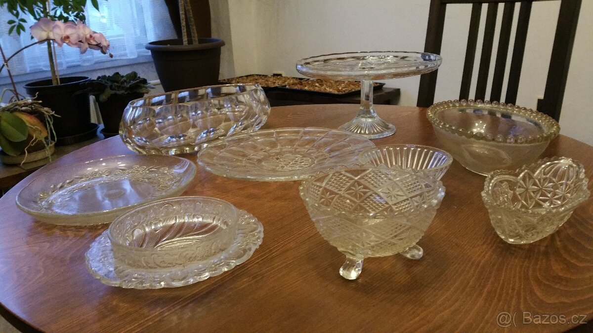Set broušeného skla - 2