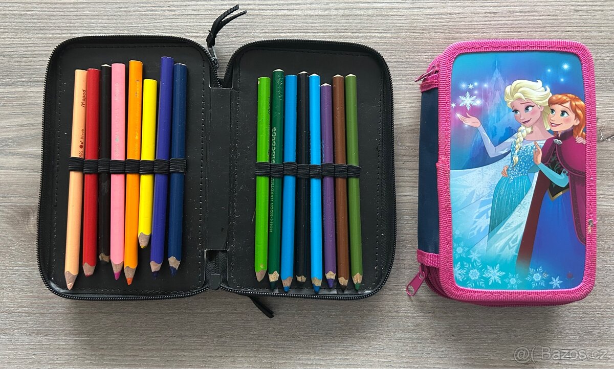 Vybavený 2x školní penál - 2