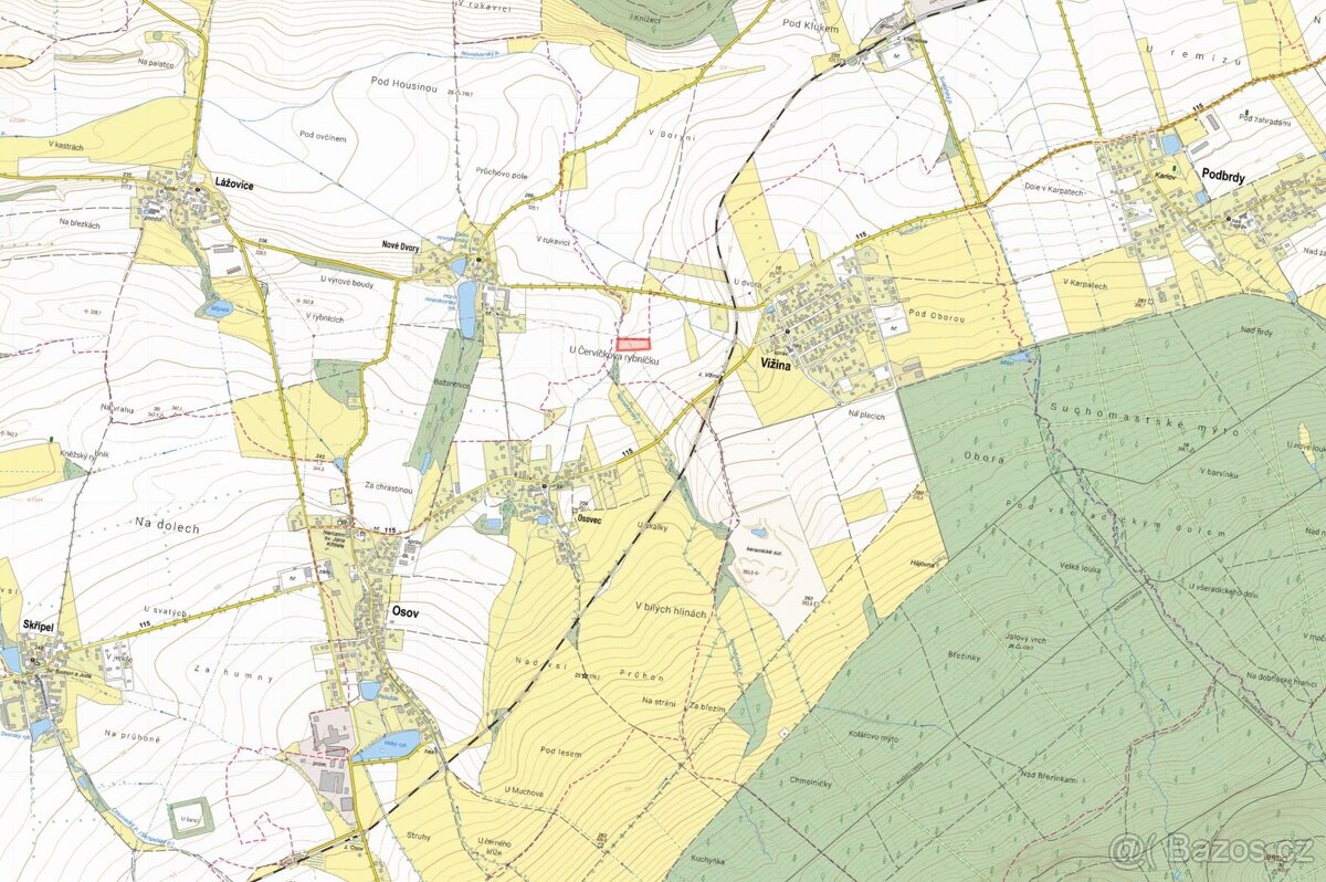 Zemědělská půda, prodej, Vižina, Beroun - 2