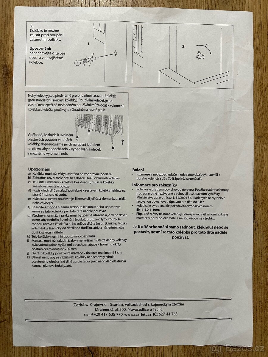 Dětská postýlka Scarlett - 2