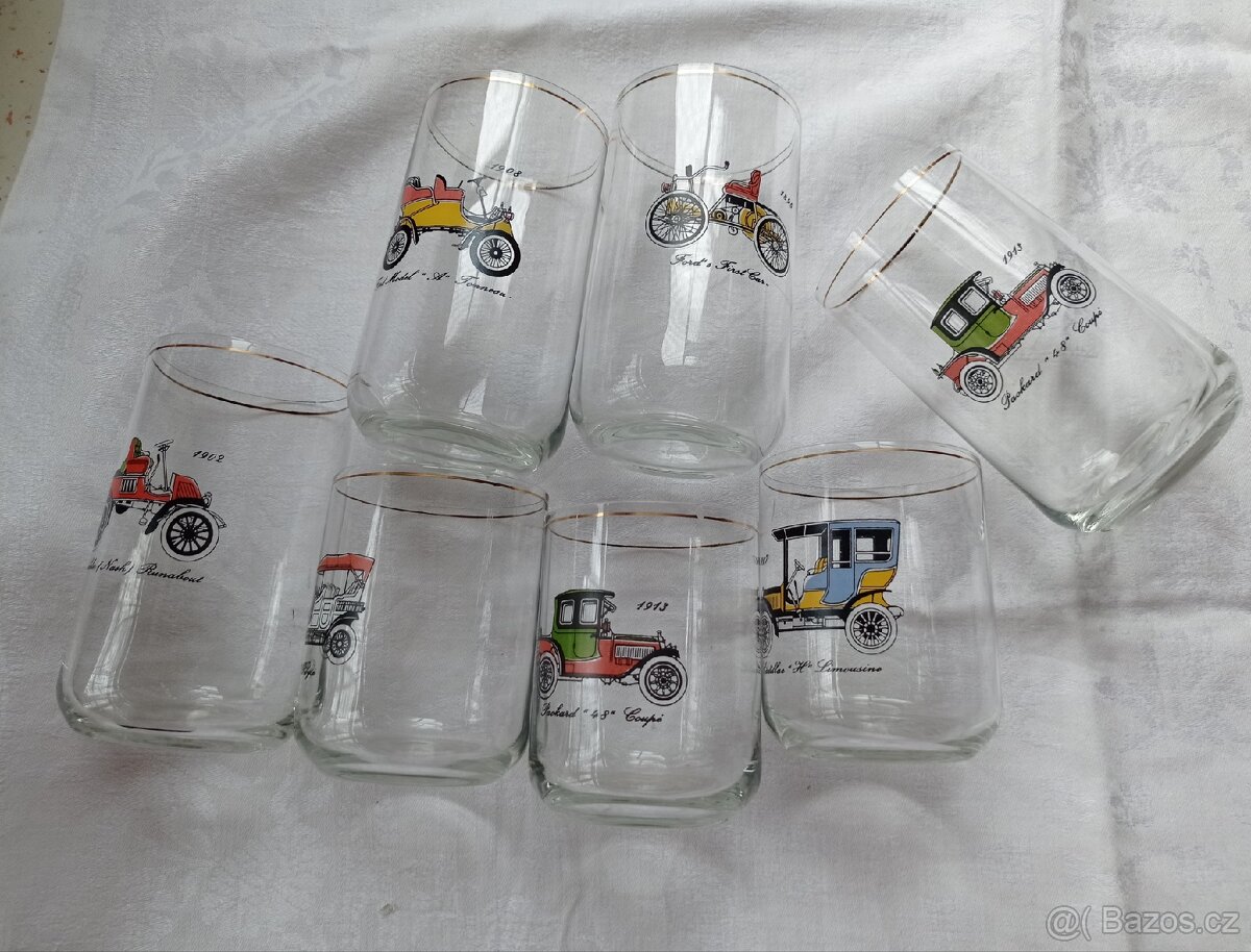 Retro skleničky Veteráni 7 ks - 2