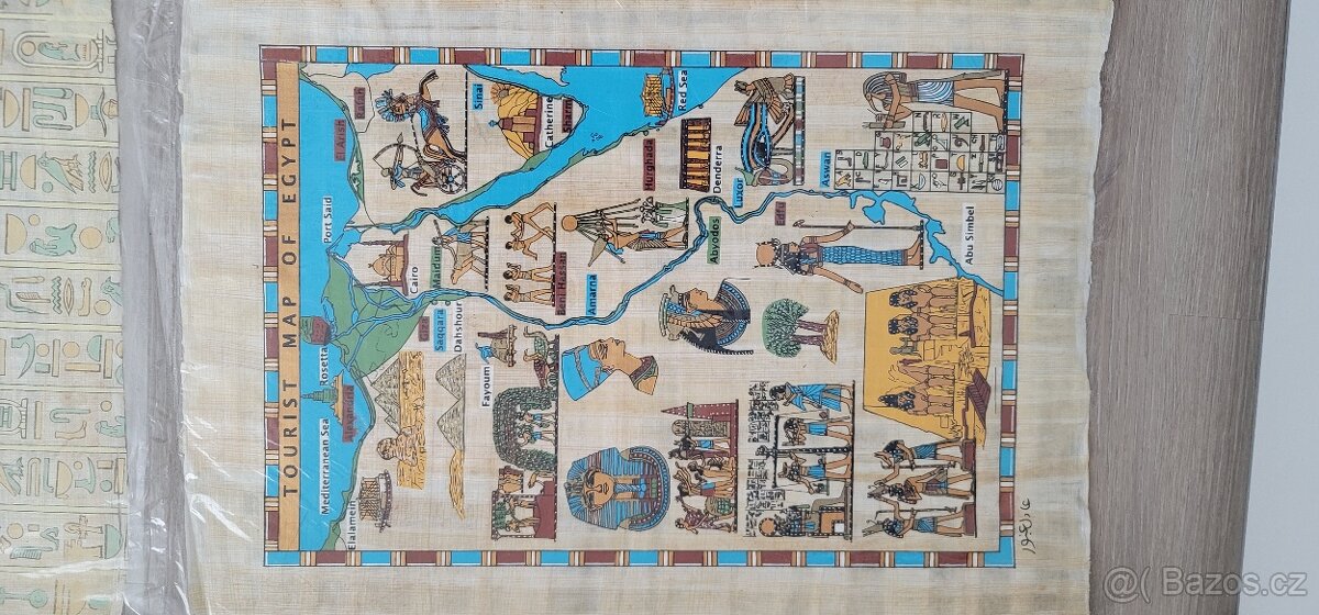 Papyrus z Egypta 6ks 45x32 - 2