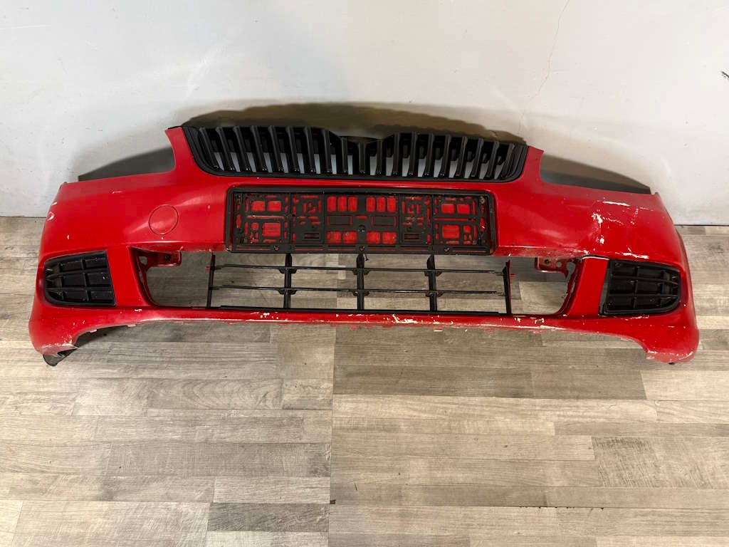 ŠKODA FABIA 2 FACELIFT nárazník + maska 5J0807221D - 2