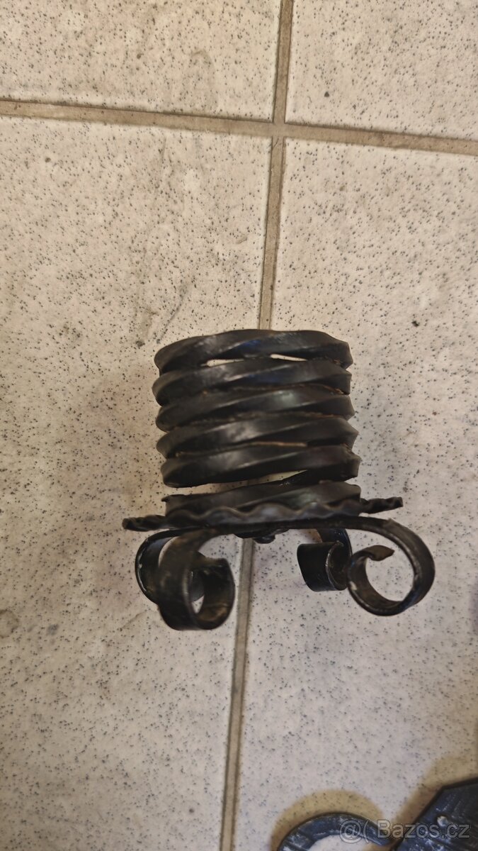 Kovaný svícen sada 3 kusy - 2