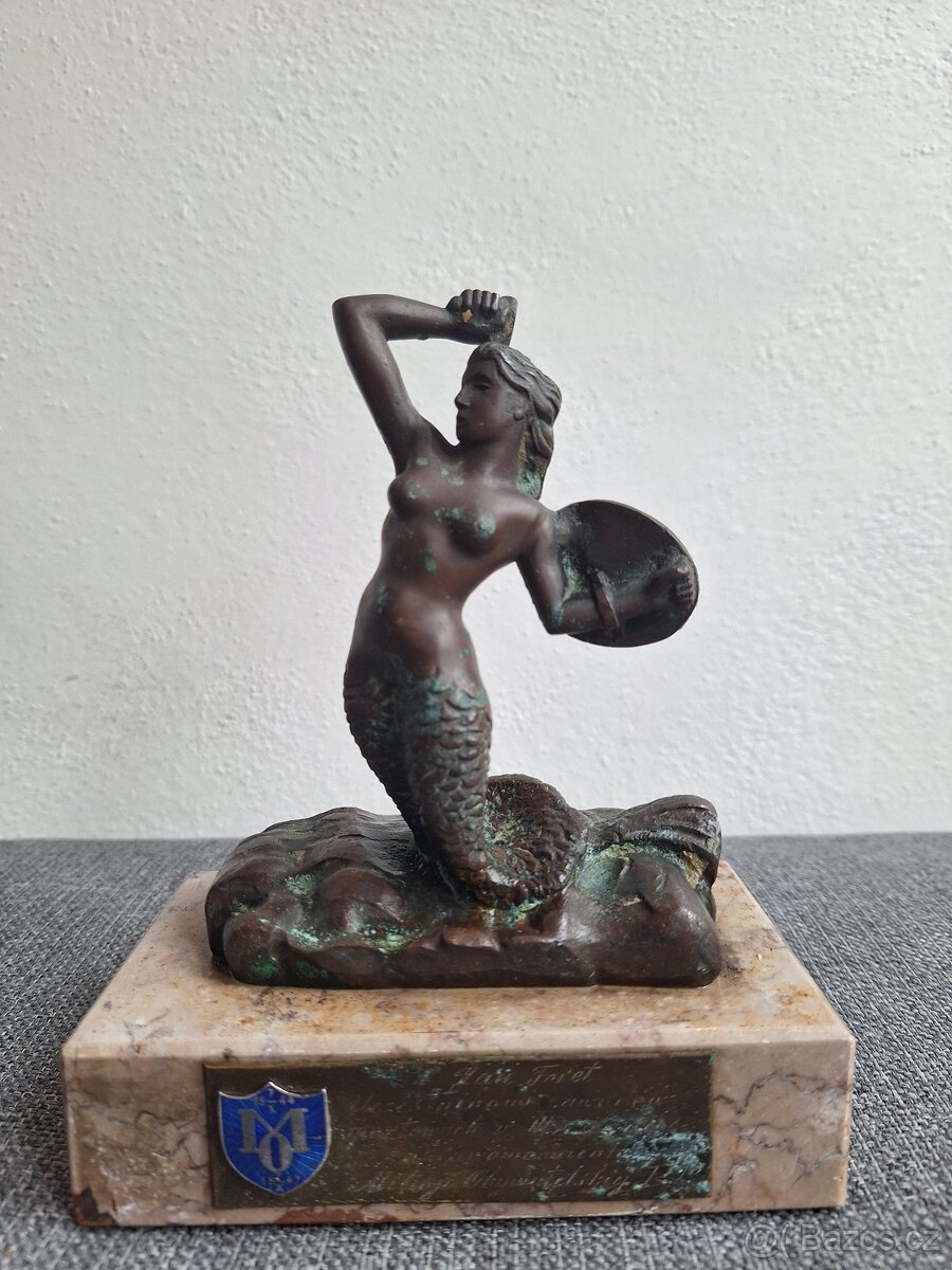 Morska pana soška bronz - 2