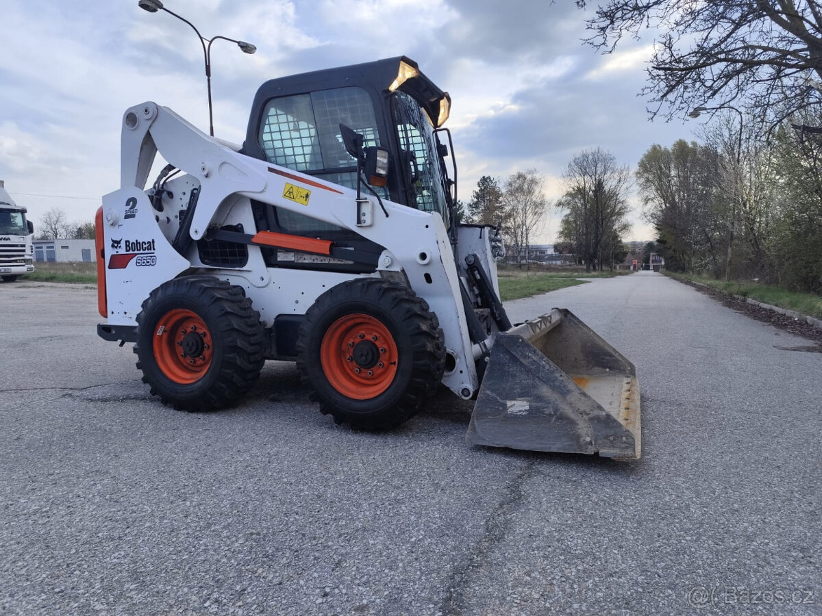Nakladač Bobcat S650, HF, klíma, ŠPZ. - 2
