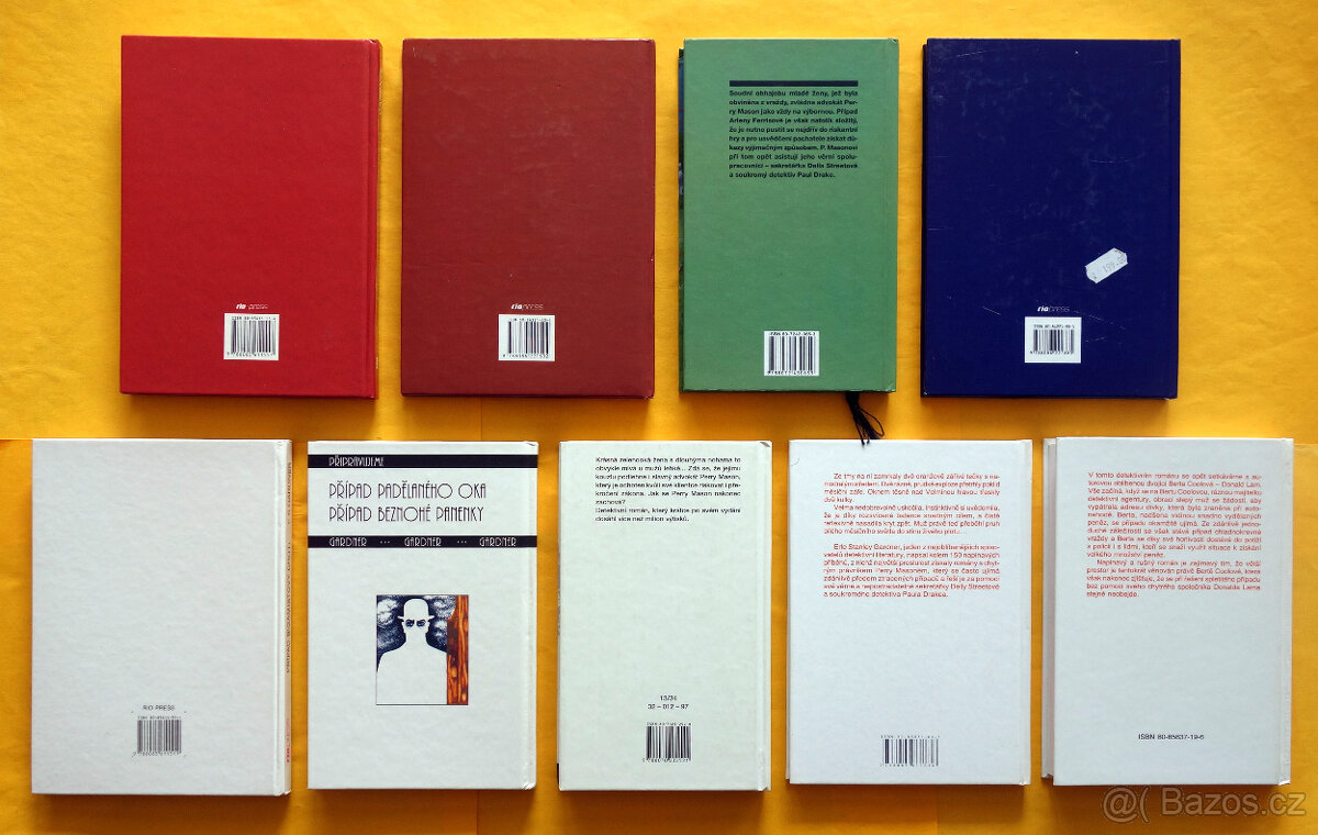 9x detektivky E. S. Gardnera / NEČTENÉ i přečtené / LEVNĚ - 2