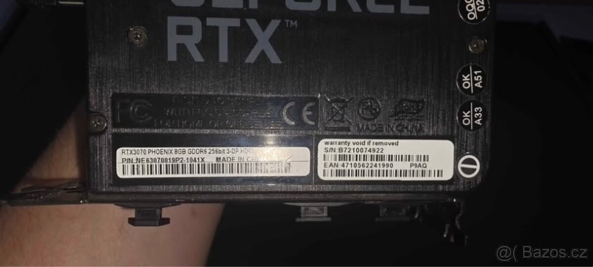 Gainward RTX 3070 8gb - 2