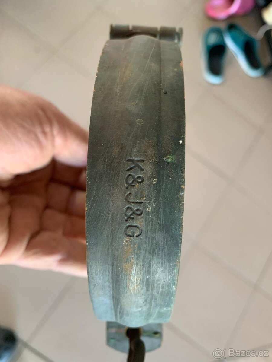Měďěná objímka svodu 120 mm - 2