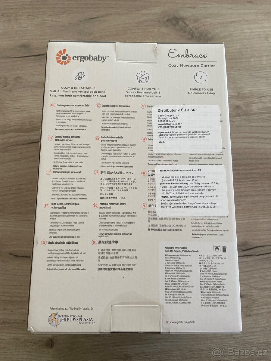 Prodám nosítko ergobaby - 2