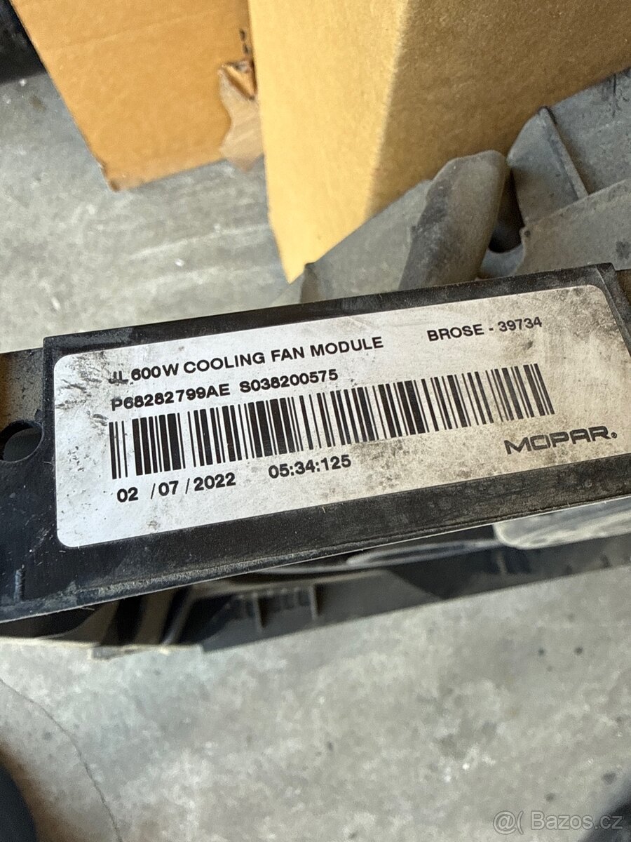 Vrtule jeep grand cherokee 68282799AE - 2