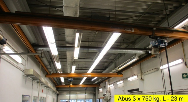 halový jeŕáb Abus 5,5 x 24,5 m - 2