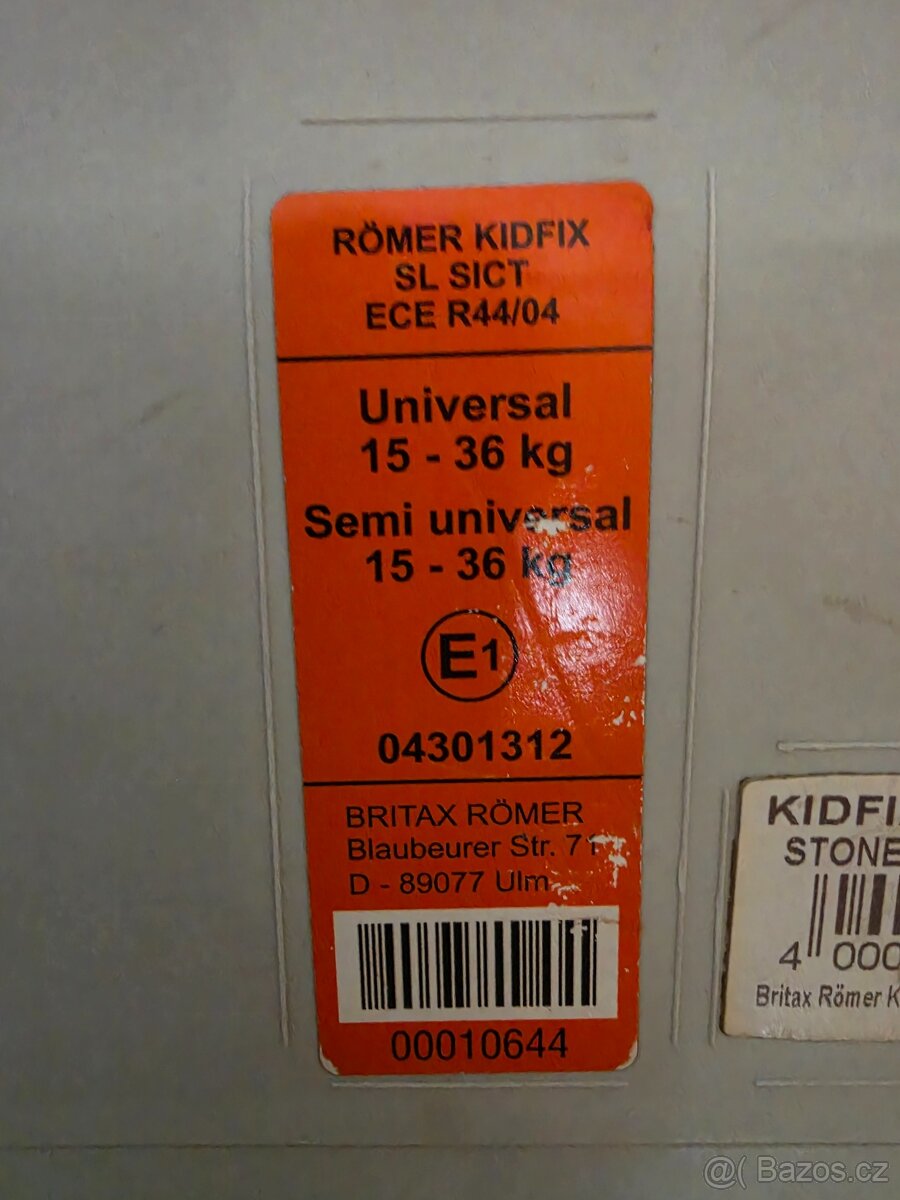 Romer Kidfix SL SICT - prodam - 2