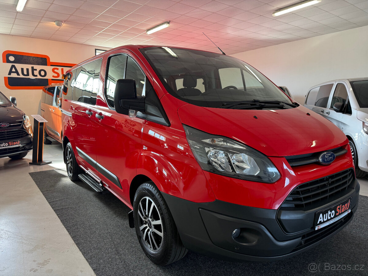 Ford Transit Custom 2.2TDCi klima,9míst,Top stav - 2
