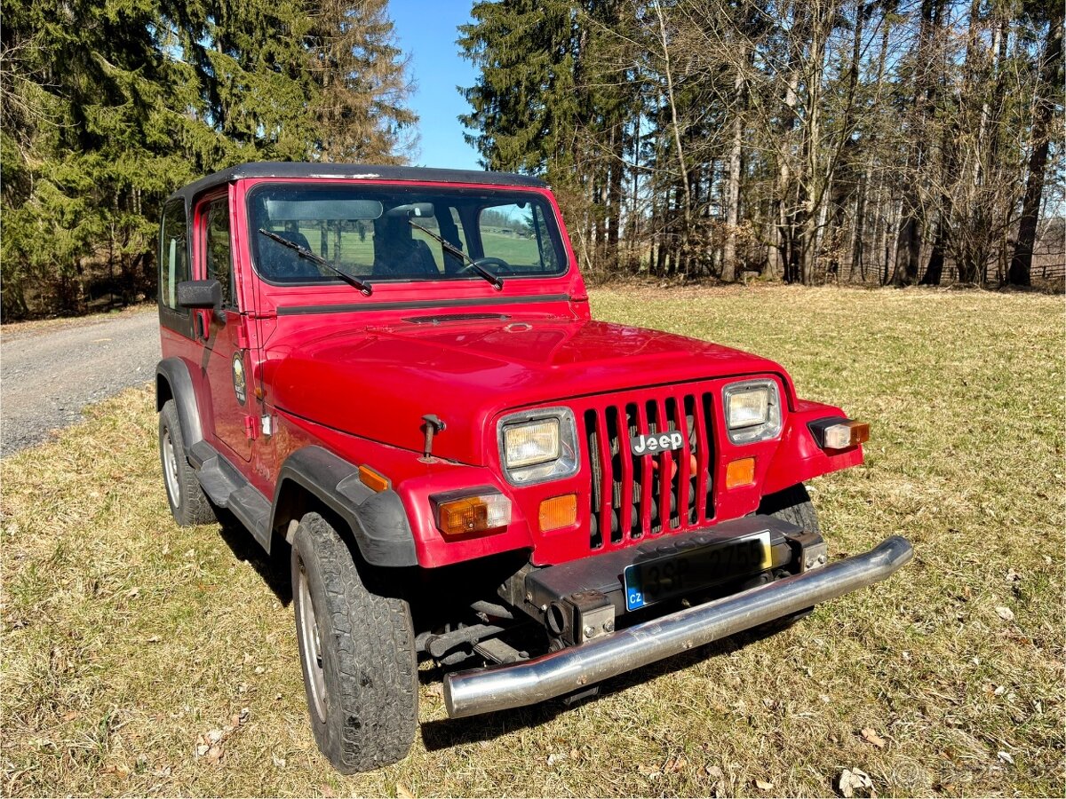 Jeep Wrangler YJ, rok 1992, 2,5 benzín,