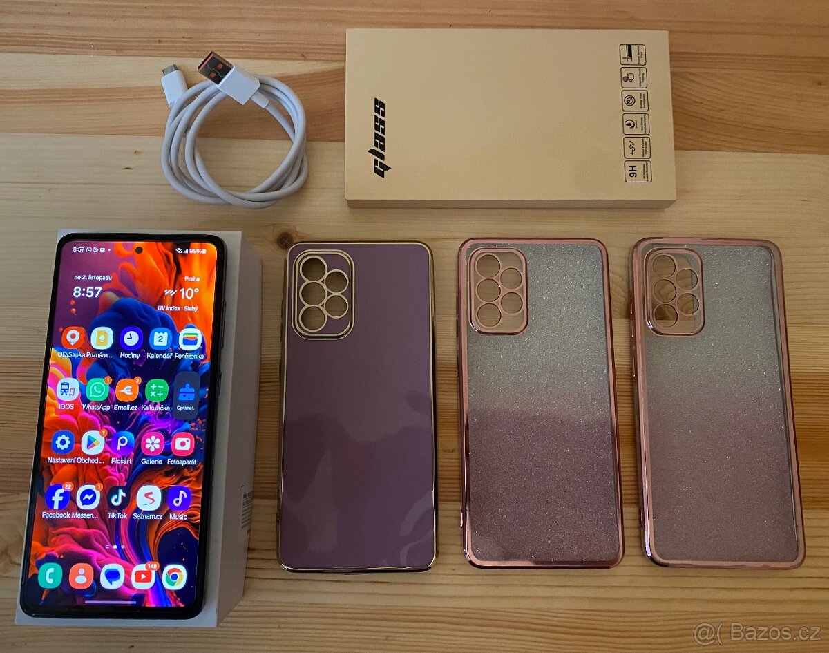 Samsung a52s 5G-6,5”120Hz,8x2,4GHz,6/128GB,64+12+5+5Mpx - 2