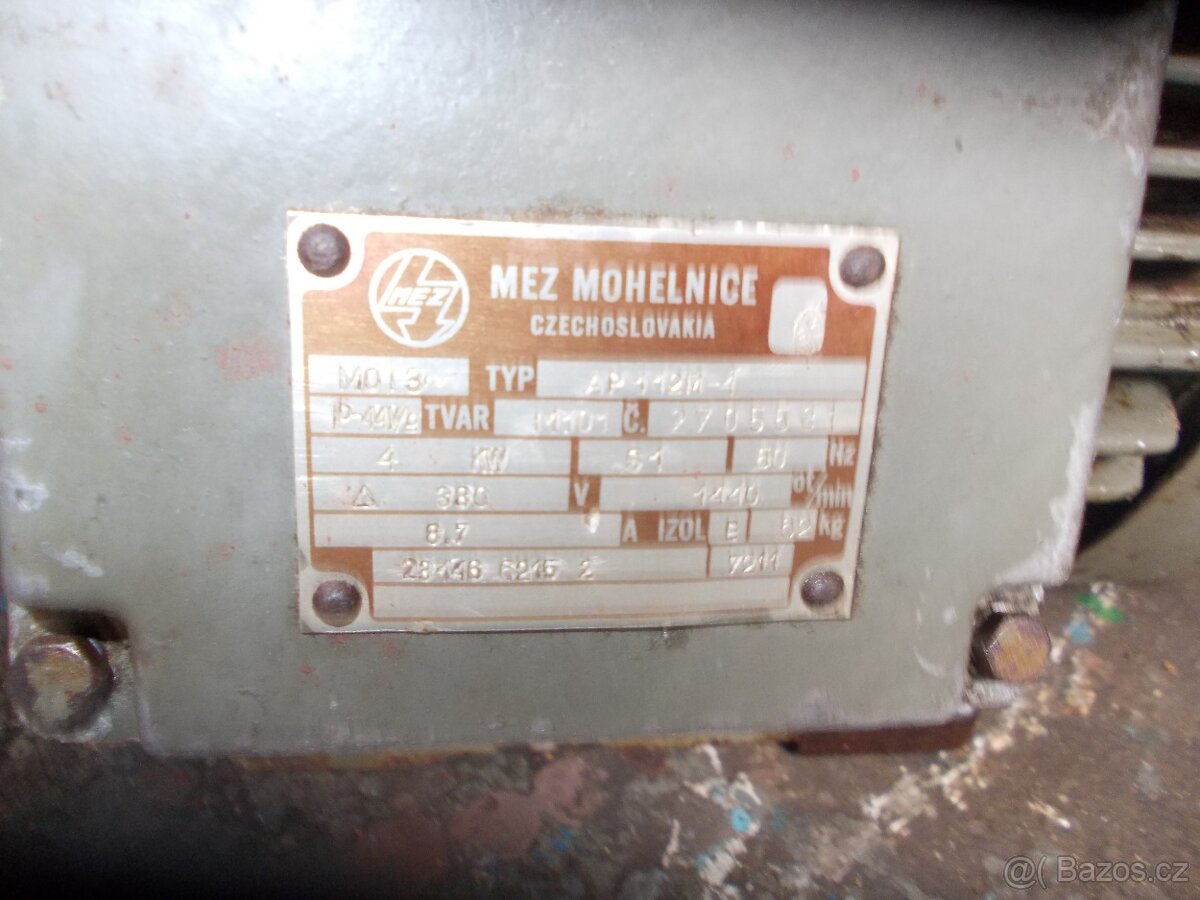 Elektromotor 4kW, cirkulárka - 2