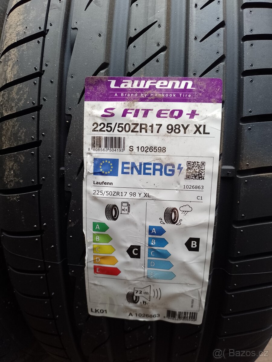 NOVÉ letní pneu Laufen 225/50ZR17 98Y XL - 2