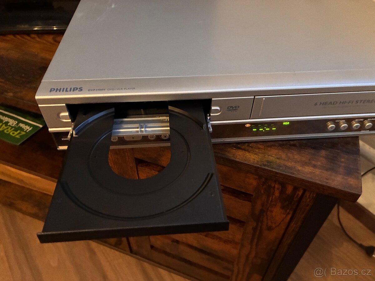 funkční VHS a DVD prehravac Philips - 2