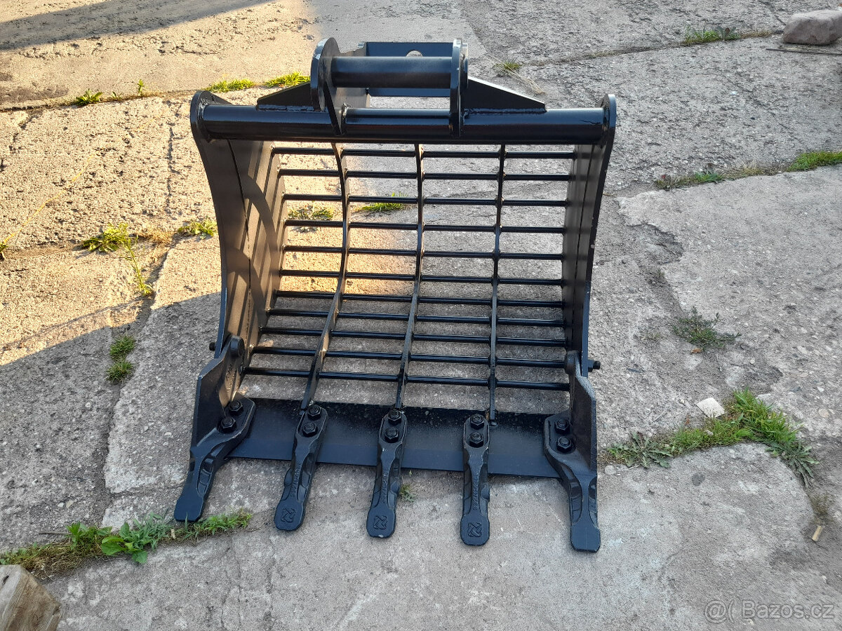 Roštová lopata- třídící lžíci upínaní lenhoff MS 03 š.80cm - 2