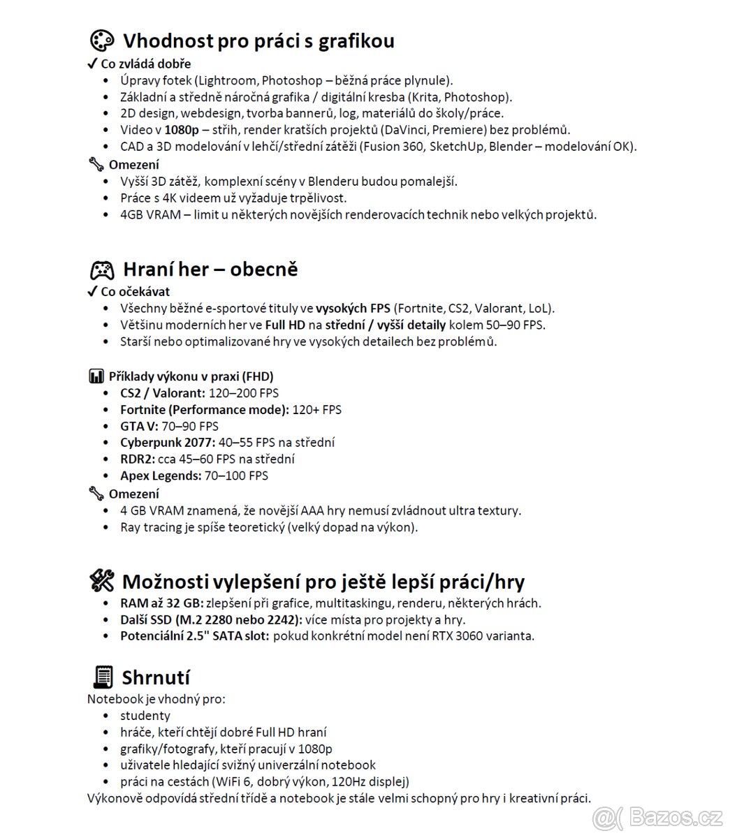 Lenovo IPG 3 | Ryzen 5 | 16GB RAM | SSD 512GB | RTX 4GB VRAM - 2