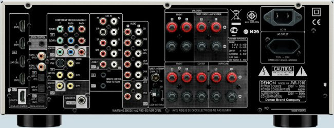 Denon AVR-1910 7.1 AV receiver HDMI, DO, kal.mic, náv., EISA - 2
