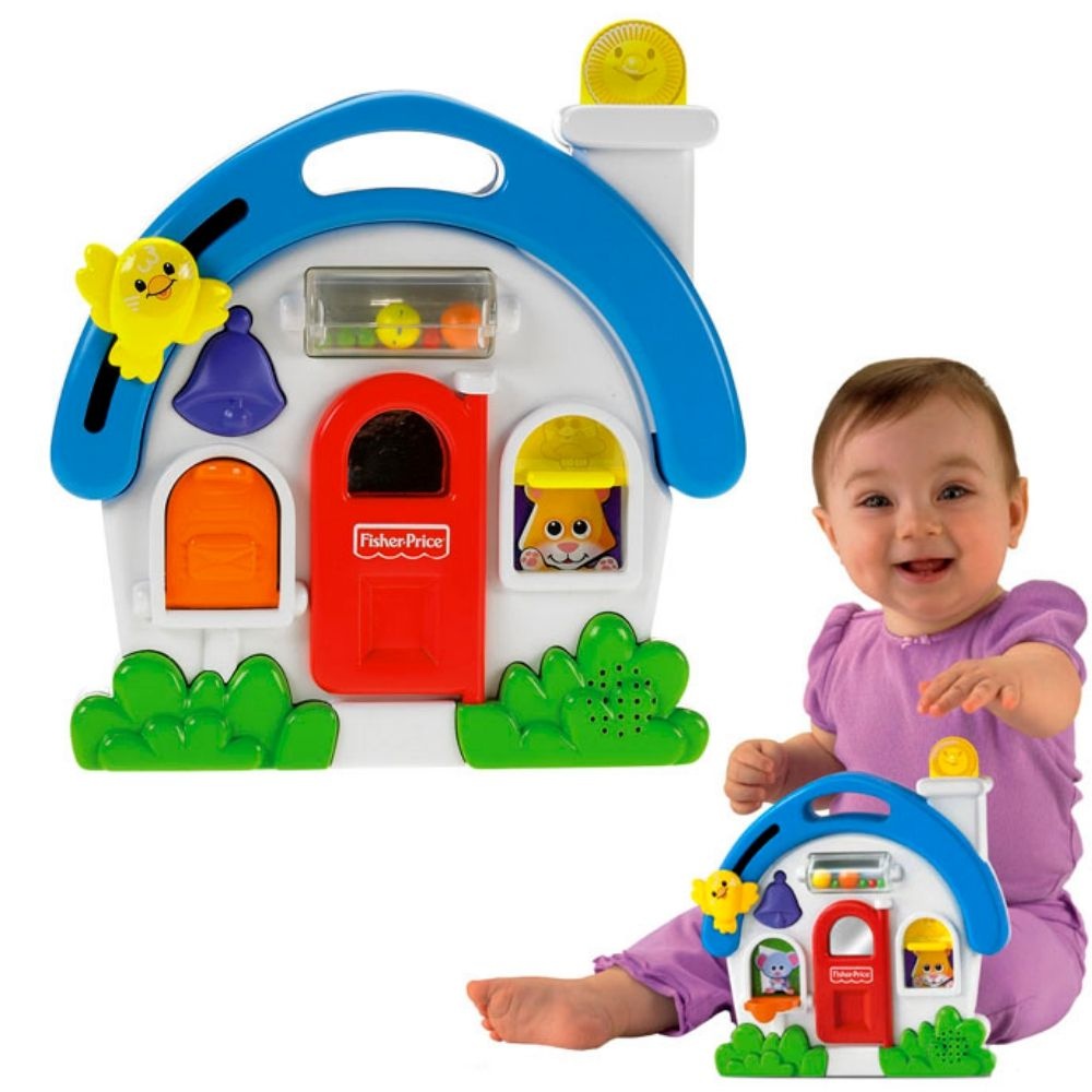 Hrající medvídek+domeček - 2