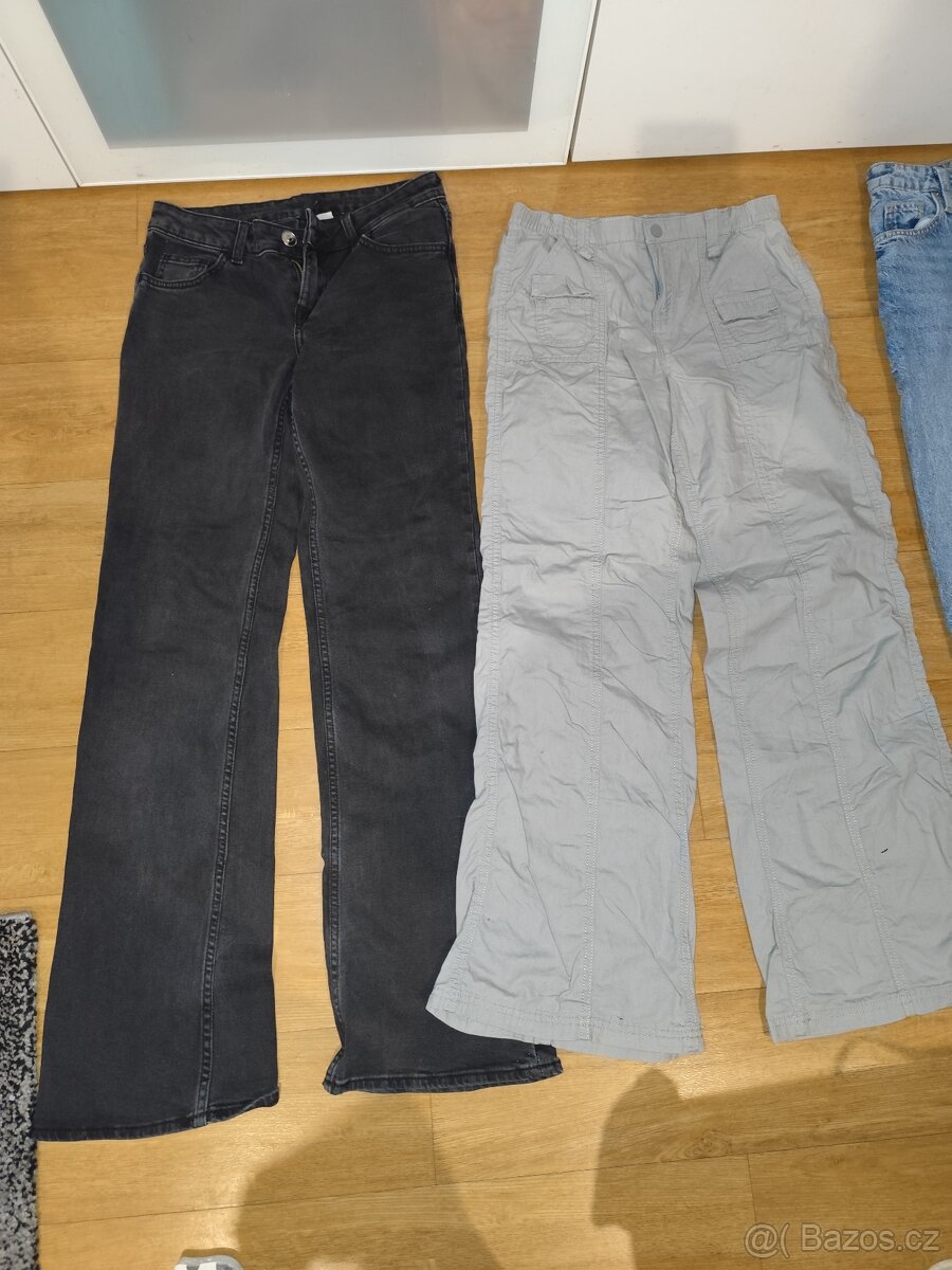 Dívčí džíny, kalhoty vel. 34 H&M - 2