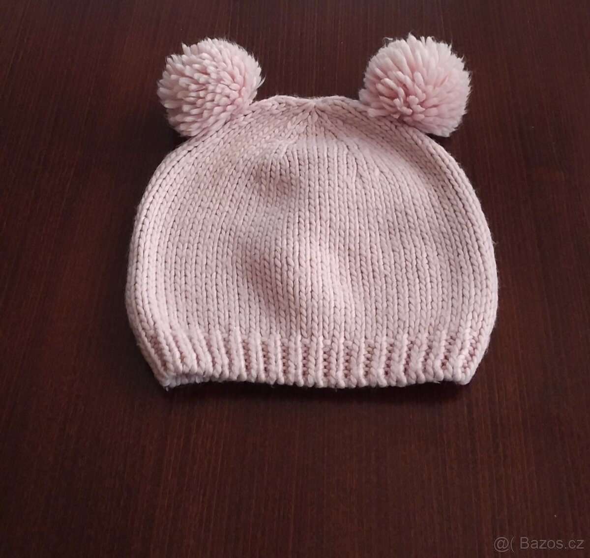 Dívčí čepice / kulich s bambulema zn. SIX - 2