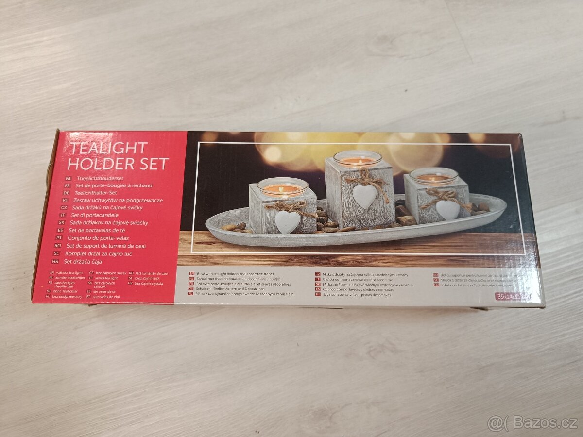 Stojan na svíčky - 3 kusy - nový - 2