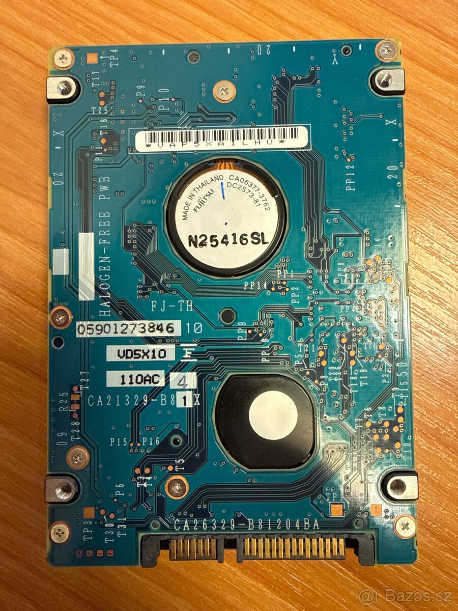 Pevný disk (HDD) pro notebooky Fujitsu, model MHT2040BH - 2