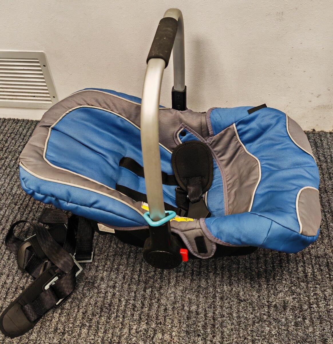 Autosedačka "Vajíčko" (šedo modrá) - 2