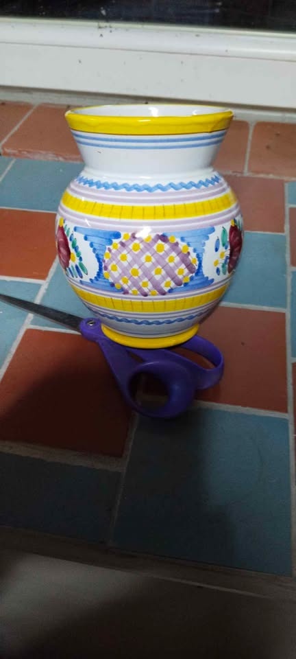 Malovaná porcelánová váza - 2