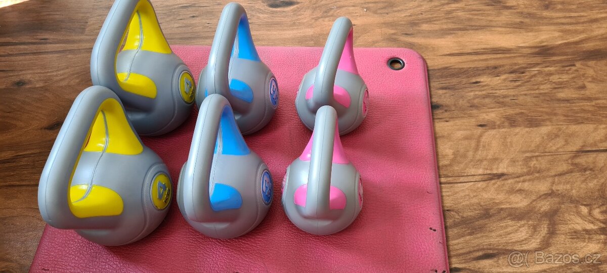 Sada činek kettlebell - 2