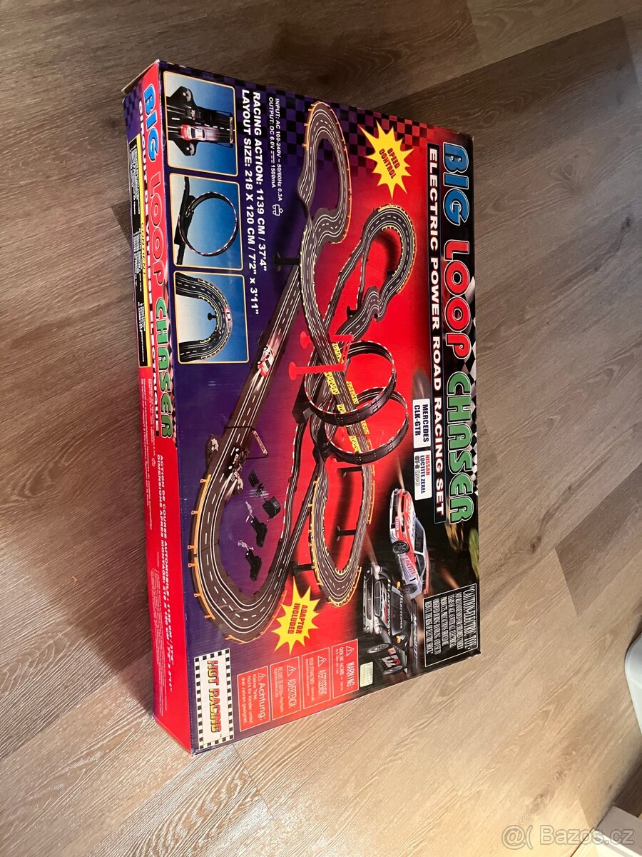 Elektrická autodráha Big Loop Chaser – trať 11,39 m - 2