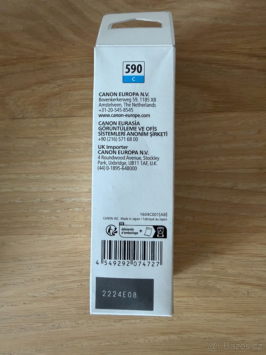Inkoust Canon GI-590C - azurová - 2