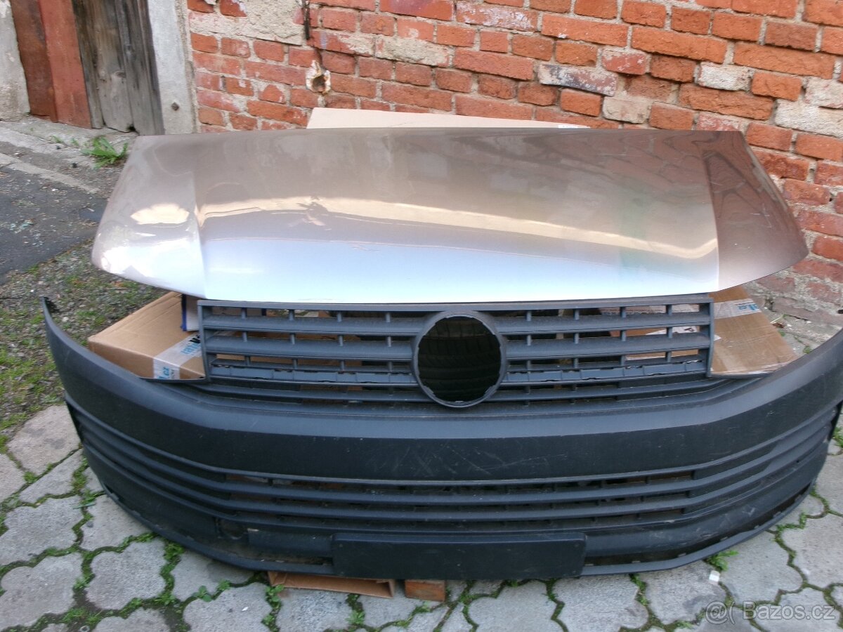 VW T6 - přední část - kapota,nárazník, světlo , mlhovky - 2