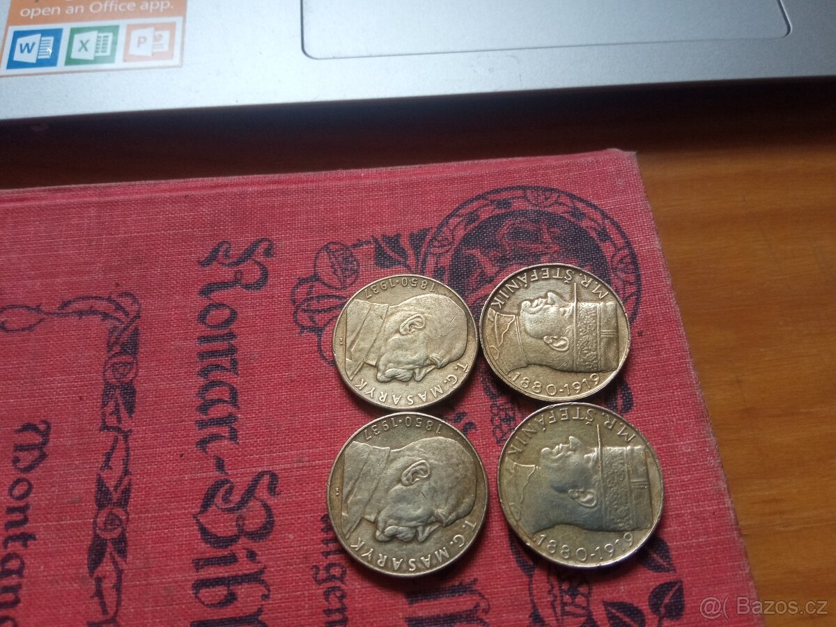 MINCE 10 KČS MASARYK+ ŠTEFÁNIK - 2