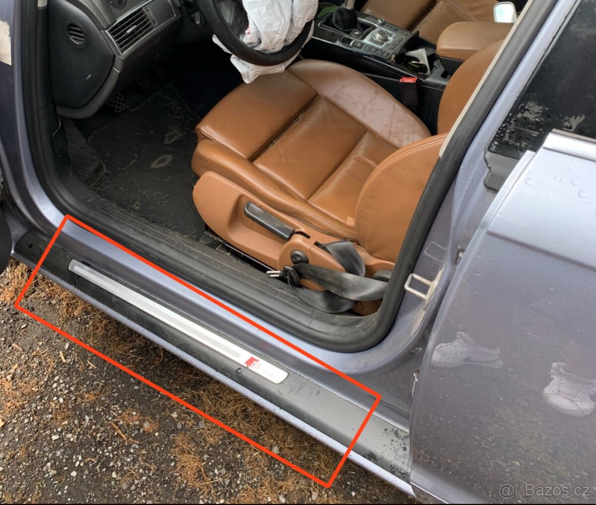 S-line prahové lišty Audi A6 C6 4F - 2