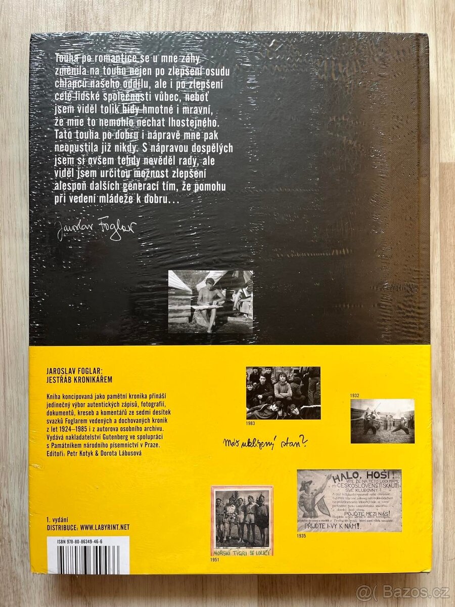 Prodám 1. a jediné vydání kroniky Jestřáb kronikářem: Foglar - 2