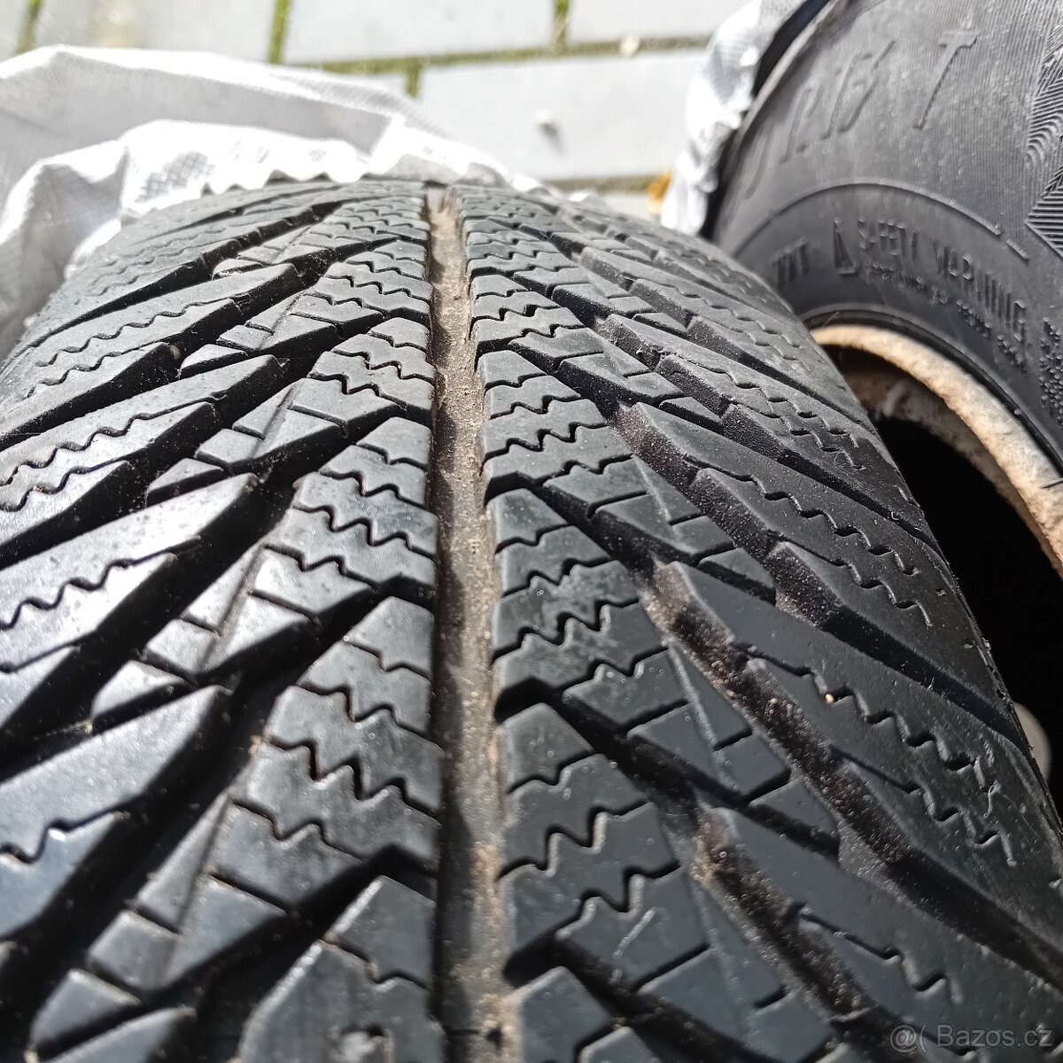 2ks zimni 155/80/13 6-7mm s disky 5x100 - 2