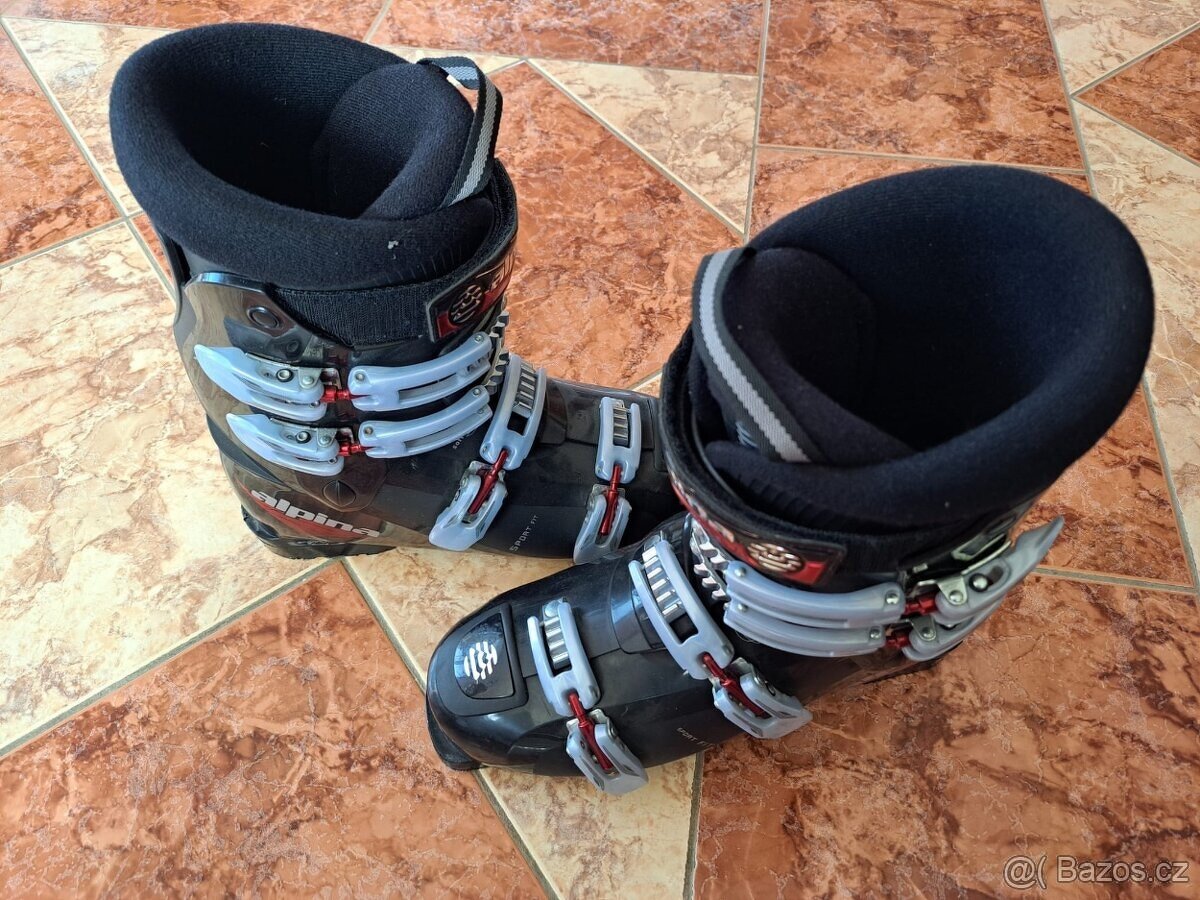 ZNAČKOVÉ LYŽÁKY ALPINA SPORT FIT, VE VELMI PĔKNÉM STAVU - 2